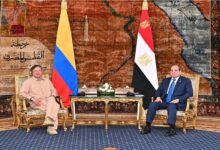 الرئيس السيسي يستقبل نظيره الكولومبي في زيارته الثانية لمصر 