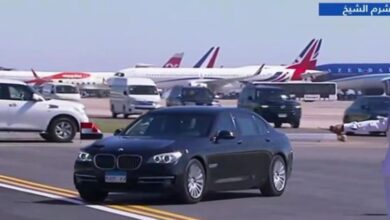 توافد قادة وزعماء دول العالم المشاركين في قمة شرم الشيخ للسلام