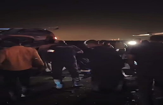 مصرع شخصين وإصابة 45 في حادث مروع بطريق مصر – السويس الصحراوي