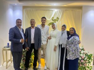 الف مبرووك الخطوبة السعيدة للعروسان شهد وعبد الرحمن