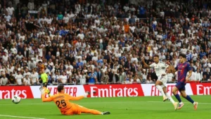 ملخص وأهداف مباراة الريال ضد برشلونة 2-1 فى كلاسيكو الدورى الإسبانى 