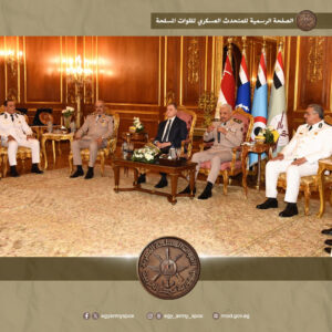 المتحدث العسكرى : وزير الدفاع يستقبل وزير الداخلية وقيادات الشرطة للتهنئة بذكرى انتصارات أكتوبر