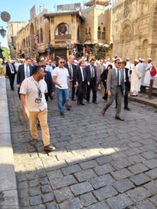 وزيرخارجية ألمانيا يزور شارع المعز والأزهر الشريف ويشيد بعظمة الآثار الإسلامية في مصر