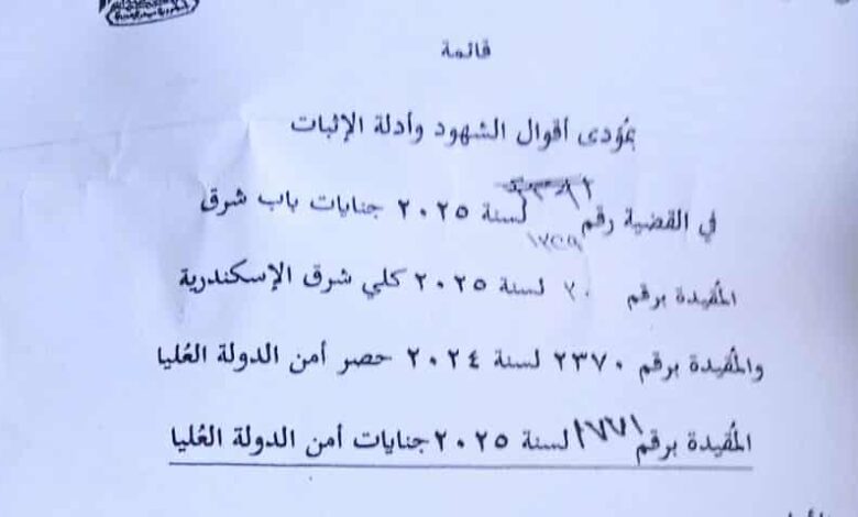 تفاصيل أمر إحالة رئيس شرق الإسكندرية للجنايات في قضية الرشوة 