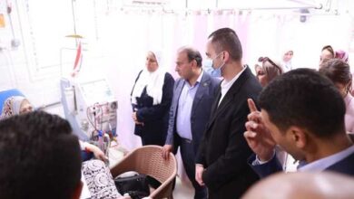 نائب وزير الصحة يتفقد عدداً من المنشآت الطبية بمحافظة دمياط