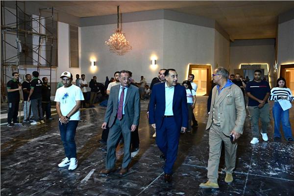 جولةليلية لرئيس الوزراء لمتابعة ترتيبات الاحتفال بافتتاح المتحف الكبير 