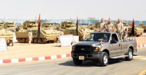 وزير الدفاع والإنتاج الحربى يشهد إجراءات تفتيش الحرب لأحد تشكيلات المنطقة المركزية العسكرية ..صور وفديو