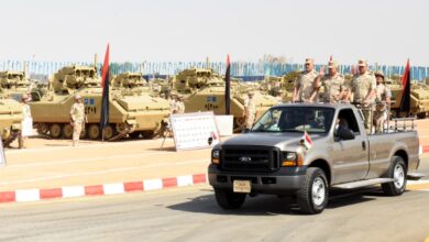 وزير الدفاع والإنتاج الحربى يشهد إجراءات تفتيش الحرب لأحد تشكيلات المنطقة المركزية العسكرية ..صور وفديو