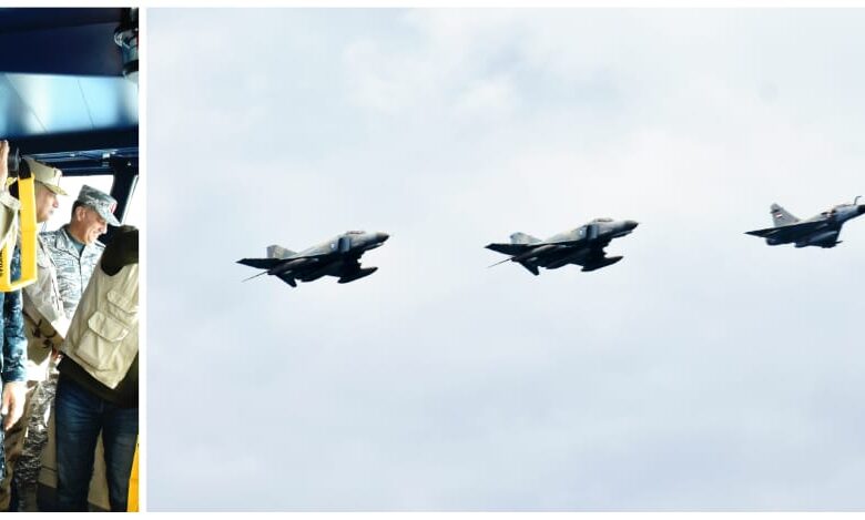 وزيرالدفاع يشهد تنفيذ المرحلة الرئيسية للتدريب المشترك «ميدوزا - 14»