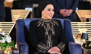 السيدة انتصار السيسي تعرب عن سعادتها بحضور إفتتاح المتحف المصرى الكبير
