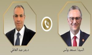 وزير الخارجية يبحث مع مستشار الرئيس الأمريكي الأوضاع في السودان