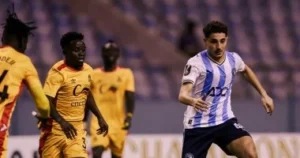 بوبو يسجل هدف تقدم بيراميدز أمام باور ديناموز فى الدقيقة 51 فى بطولة ابطال افريقيا 