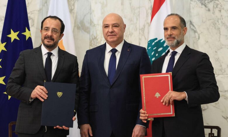 لبنان وقبرص يدشنان جسر التعاون بترسيم الحدود البحرية