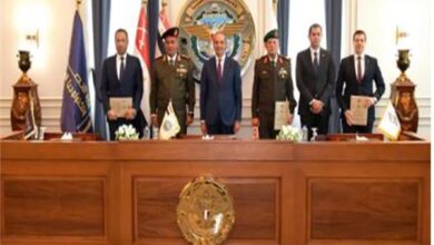 الاكاديمية العسكرية توقع بروتوكول تعاون مع وزارة الإتصالات وصندوق تحيا مصر 