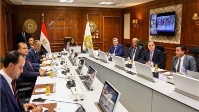 وزيرة التنمية تتابع مع المحافظين سير العملية الانتخابية لمجلس النواب 