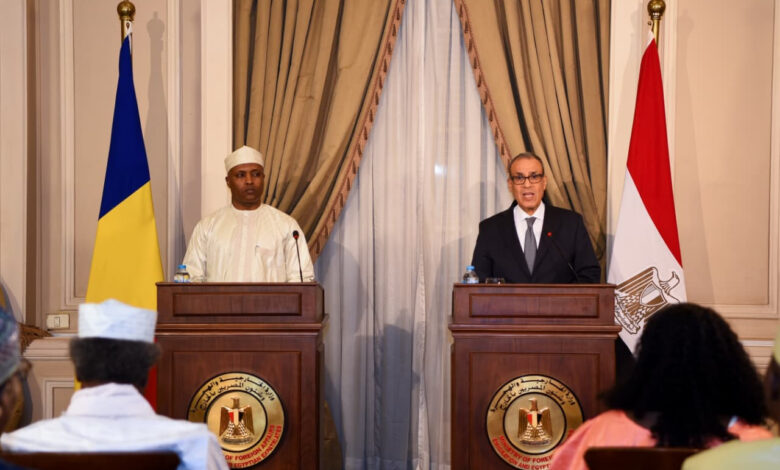 وزير الخارجية يشيد بالزخم الذي تشهده العلاقات بين مصر وتشادويؤكد أهمية وحدة السودان وصون مؤسساته الوطنية