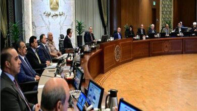 الحكومة توافق على 9 قرارات خلال اجتماعها الأسبوعي