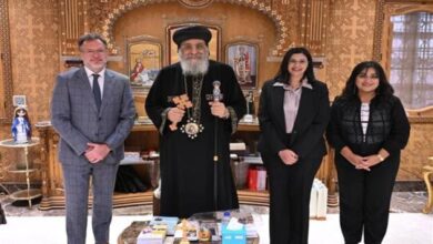 البابا تواضروس يستقبل سفراء أرمينيا والمجر وكندا والاتحاد الأوروبي 