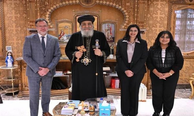 البابا تواضروس يستقبل سفراء أرمينيا والمجر وكندا والاتحاد الأوروبي 