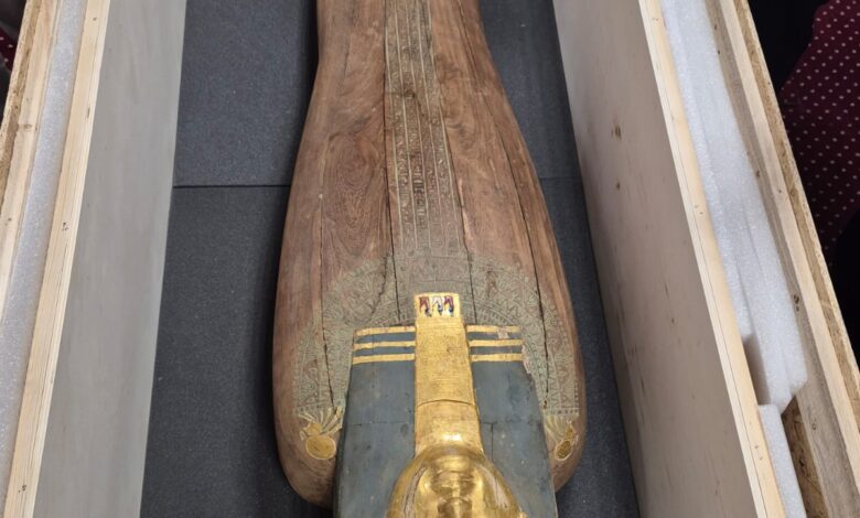 مصر تسترد قطعتين أثريتين من بلجيكا 