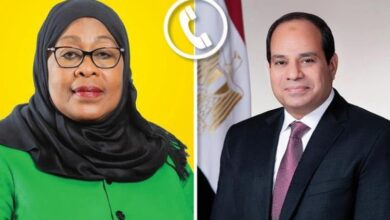 الرئيس السيسي يهنئ الرئيسة التنزانية بمناسبة فوزها في الانتخابات الرئاسية