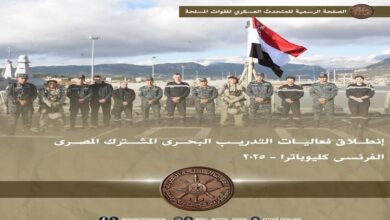 المتحدث العسكرى:إنطلاق فعاليات التدريب البحرى المشترك المصرى الفرنسى "كليوباترا-2025"