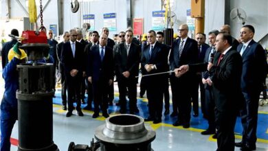 وزيرالانتاج الحربي يفتتح مصنع الطلمبات الغاطسة لدعم المشروعات القومية وتوطين الصناعة