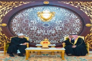 شيخ الأزهر رئيس مجلس حكماء المسلمين يهنِّئ جلالة الملك حمد بن عيسى آل خليفة بمناسبة اليوم الوطني الـ54 لمملكة البحرين