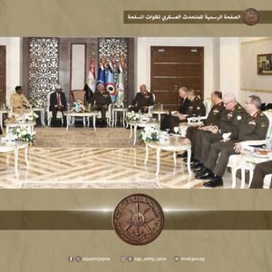 المتحدث العسكرى :على هامش فعاليات اليوم الختامى للمعرض الدولى الرابع للصناعات الدفاعية( إيديكس – 2025 )وزيرالدفاع والإنتاج الحربى ورئيس أركان حرب القوات المسلحة يعقدان عدد من اللقاءات الثنائيةلتعزيز التعاون العسكرى