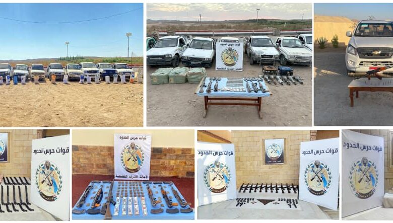 المتحدث العسكرى : قوات حرس الحدود تواصل توجيه ضرباتها القاصمة لمروجى المواد المخدرة والمهربين والعناصر الإجرامية