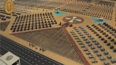 شاهد.. أكبر اصطفاف لقوات الشرطة فى عيدها 74.. فيديو