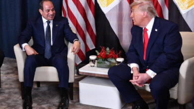 أخبار عربية وعالمية :ترامب يلتقي السيسي ويتحدث عن قضية سد النهضة "الخطيرة"