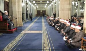 مفتي الجمهورية يشهد احتفال الأزهر الشريف بذكرى الإسراء والمعراج بالجامع الأزهر 