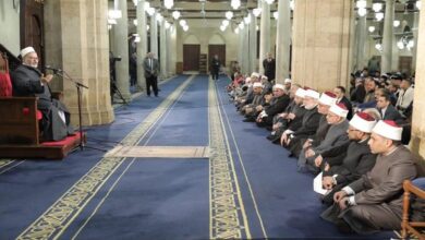 مفتي الجمهورية يشهد احتفال الأزهر الشريف بذكرى الإسراء والمعراج بالجامع الأزهر 