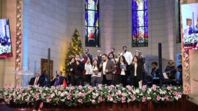  المجلس القومي للمرأة تشهد احتفال الطائفة الإنجيلية بعيد الميلاد المجيد 
