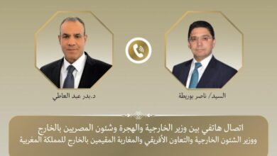 وزيرا الخارجية المصرى والمغربي يؤكدان عمق العلاقات المصرية - المغربية