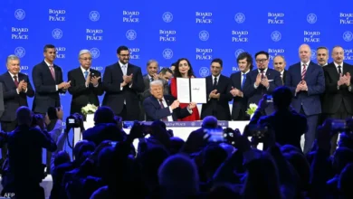 ترامب يوقع الميثاق التأسيسي لـ"مجلس السلام" في دافوس ويعلن إطلاقه