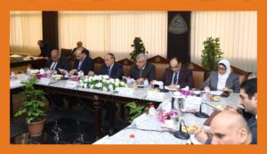 رئيس جامعة الزقازيق يستقبل عضو مجلس جامعة الزقازيق اللواء أركان حرب الدكتور سمير فرج ويتفقدان متحف الجامعة