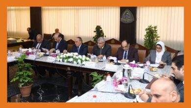 رئيس جامعة الزقازيق يستقبل عضو مجلس جامعة الزقازيق اللواء أركان حرب الدكتور سمير فرج ويتفقدان متحف الجامعة