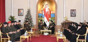 المتحدث العسكرى :الدفاع يهنئ البابا تواضروس الثانى بمناسبة عيد الميلاد 