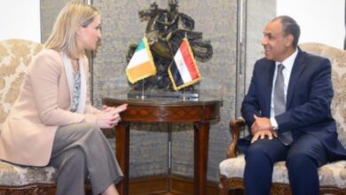 وزير الخارجية الأيرلندية: ملتزمون بالعمل مع مصر في الاستثمار والتعليم والزراعة 