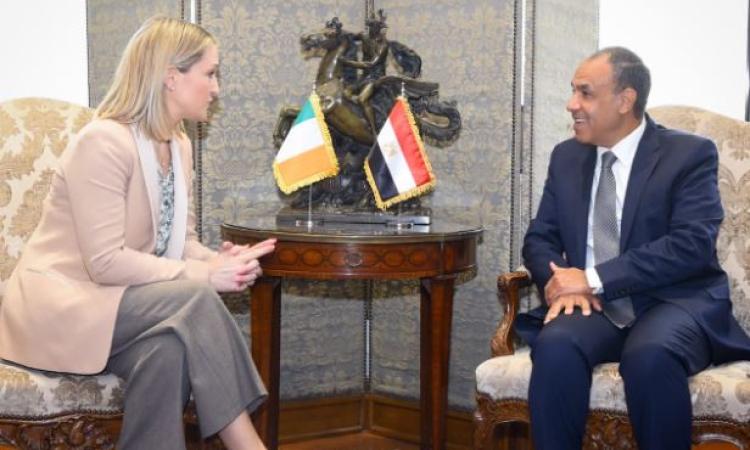 وزير الخارجية الأيرلندية: ملتزمون بالعمل مع مصر في الاستثمار والتعليم والزراعة 