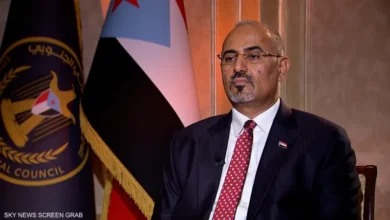 السعودية: عيدروس الزبيدي فرّ إلى جهة مجهولة