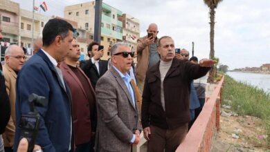 محافظ الإسماعيلية يتفقد أعمال تطوير كورنيش القصاصين وميدان الزعيم أحمد عرابي