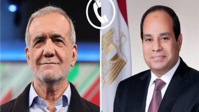 الرئيس السيسى: قلقون إزاء تصاعد التوتر في المنطقة ويجب تجنّب التصعيد ورفض الحلول العسكريةللملف النووي الإيراني ويدعو للحوار