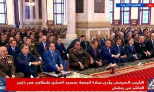 فى ذكرى العاشر من رمضان..الرئيس السيسى يؤدى صلاة الجمعة بمسجد المشير طنطاوى 