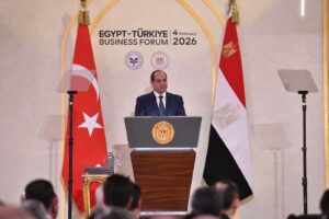 نص كلمة الرئيس السيسي بالجلسة الختامية لمنتدى الأعمال المصري - التركي