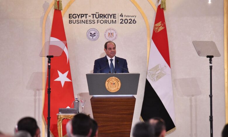 نص كلمة الرئيس السيسي بالجلسة الختامية لمنتدى الأعمال المصري - التركي