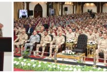 المتحدث العسكرى :وزير الدفاع يلتقى بعدد من قادة وضباط القوات المسلحة بقيادة المنطقة المركزية العسكرية