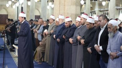 آلاف المصلين بالجامع الأزهر يحيون الليلة الرابعة من رمضان بـ"العشاء والتراويح" 